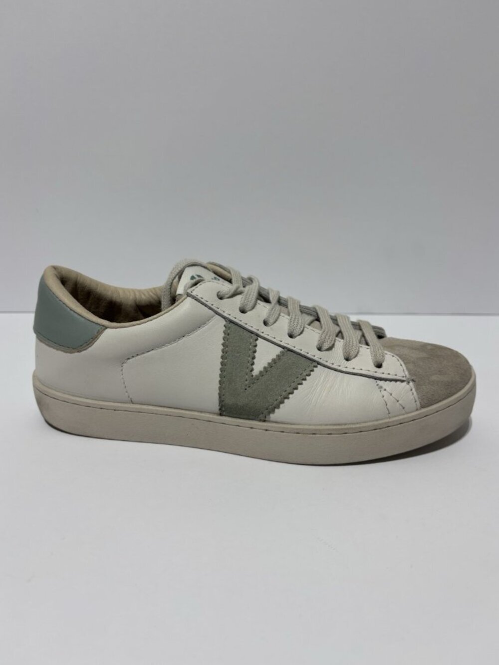Victoria Women’s Berlin Jade Leather Sneakers, Size EUR 37, US 6 M